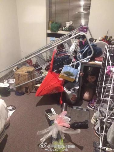 这是新西兰惠灵顿网友刚发来的现场照片，当地震感强烈。