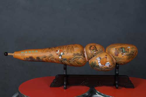 龚秋启作品——工笔葫芦“西天取经路”