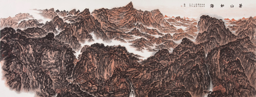 苍山如海 210CM 500CM  2011年
