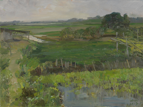 范迪安+田园+80X60CM+2013年