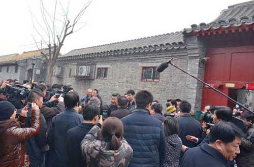 习近平现身南锣鼓巷4