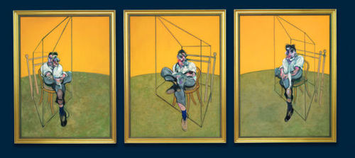 2.	英国画家弗朗西斯?培根的《弗洛伊德肖像画习作》