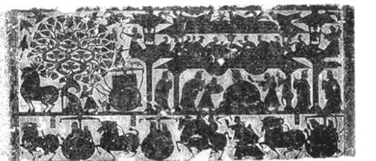 图一山东嘉祥武氏祠出行图