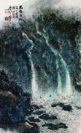 黎雄才 万壑争流