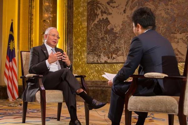 马来西亚总理纳吉布受访