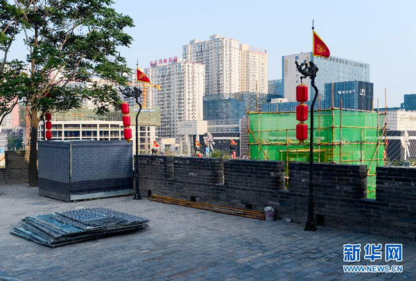 西安600年明城墙修建电梯引质疑5