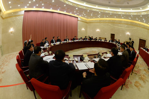 全国政协双周协商座谈会会场