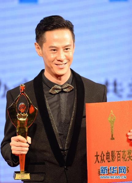 9月27日，以影片《扫毒》获得最佳新人奖的马浴柯在媒体见面会上。 当日，第32届大众电影百花奖颁奖仪式在兰州举行。 新华社记者 聂建江摄