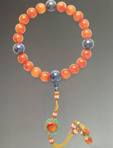 红玛瑙十八子手串