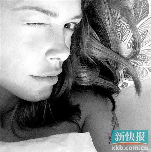 联合国儿童基金会大使塔拉·摩丝。