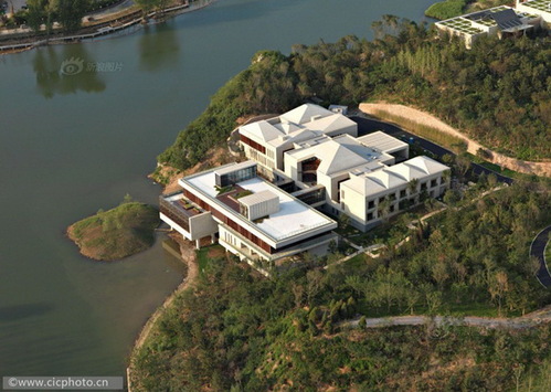 北京怀柔雁栖湖湖心岛APEC峰会贵宾别墅。