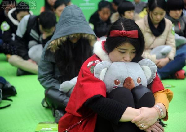 11月18日，首届全国“发呆大赛”首站在成都宽窄巷子举行。2