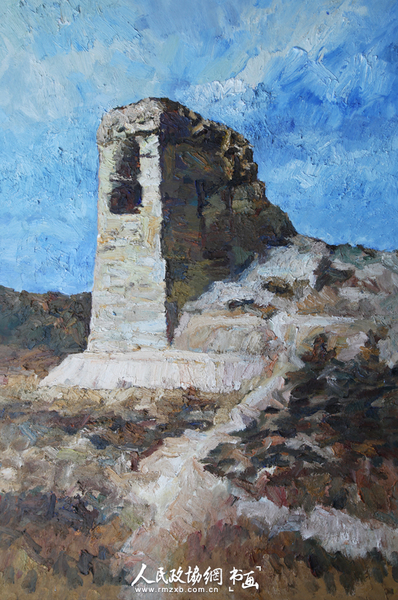 《风景系列》之二 油画  刘若望_副本