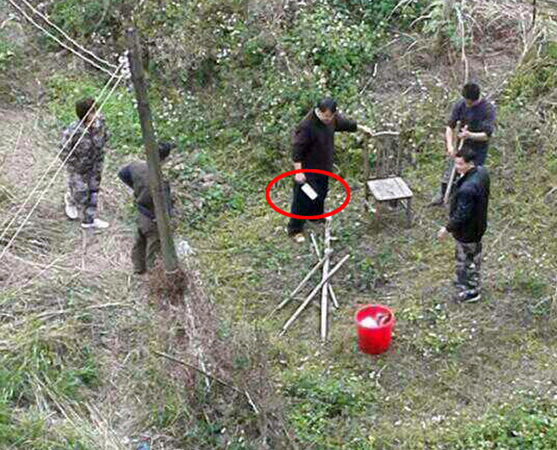 学校教官在女生宿舍楼下当场杀狗烤食3