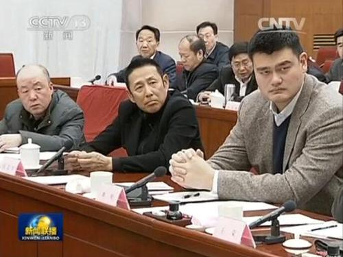 陈道明、姚明参加国务院会议，建言政府报告