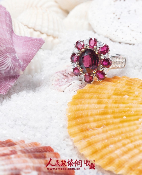 2.13克拉未加热红宝石戒指_副本
