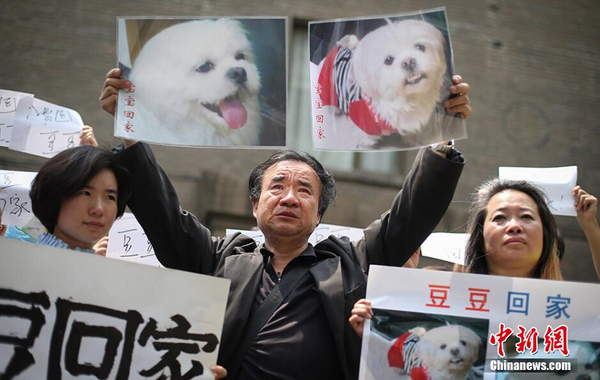 南京老伯满城找爱犬 88天写下心痛日记7