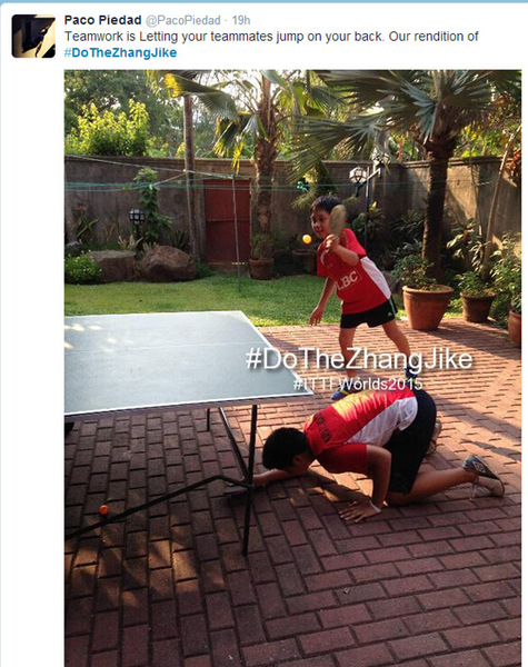 　各国网友纷纷上传模仿照，大家也都是蛮拼的。1