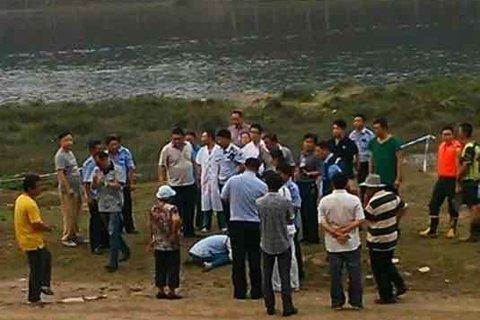 仨男孩潮白河中溺水　无人机参与救援搜索