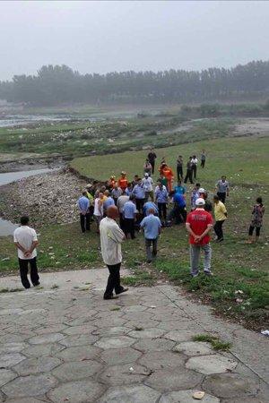 仨男孩潮白河中溺水　无人机参与救援搜索