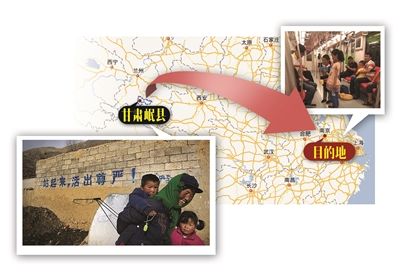 岷县农村墙上标语写着“站起来”，劝说村民不再行乞。