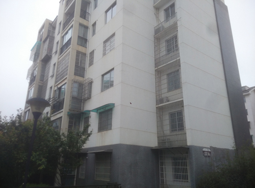 李柳欣称常世雄索要的房屋在这栋楼房内，九峰小区内的楼房外观显得朴素低调