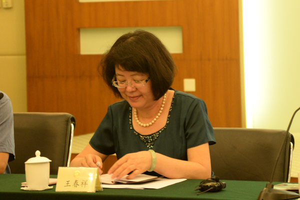 全国政协办公厅联络局副巡视员、京昆室办公室主任王春祥参加座谈会