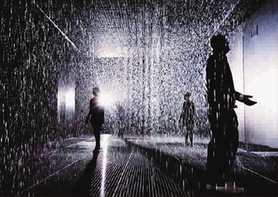 ■ 《雨屋》观众互动作品