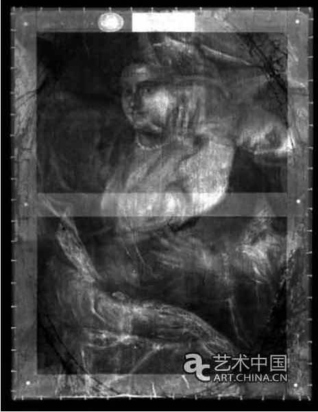 《提香的情人》X光检查 《提香的情人》X光检查