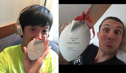 张国伟拿错银牌 张国伟拿错银牌