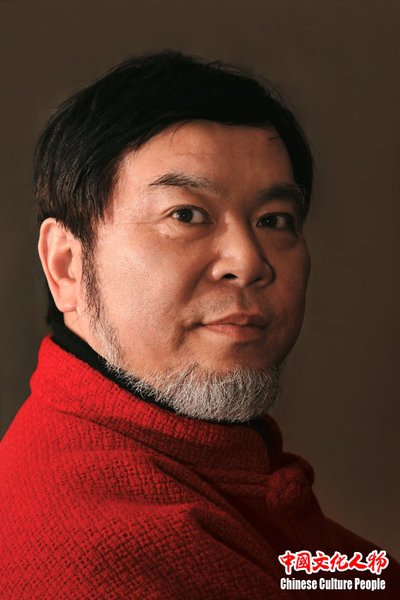 全国政协委员，中国美术家协会理事，中国美术家协会中国画艺术委员会委员，浙江省政协常委，浙江省人民政府参事，浙江省美术家协会副主席何水法（中新社发  王保胜 摄）