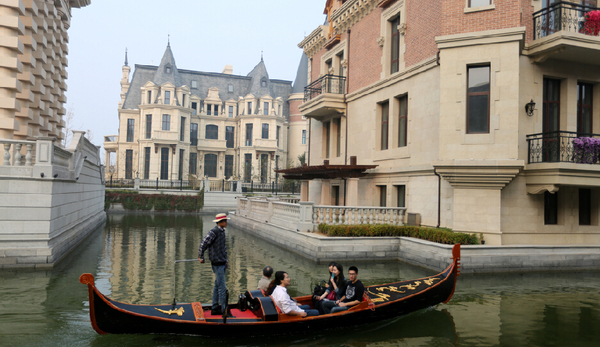 大连现山寨版“威尼斯水城”