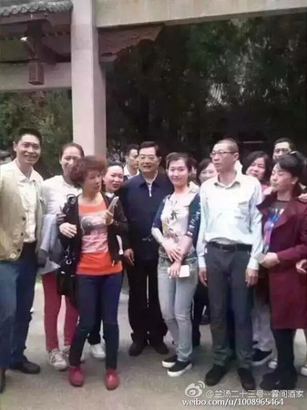 胡锦涛到访福建武夷山3