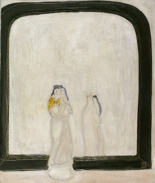 常玉 镜前母与子_副本