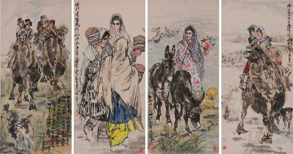 3  黄胄《新疆风情组画》