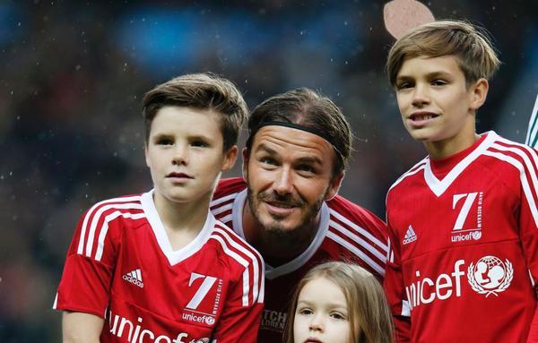 小贝慈善赛率子女出战 昔日球星重回赛场3