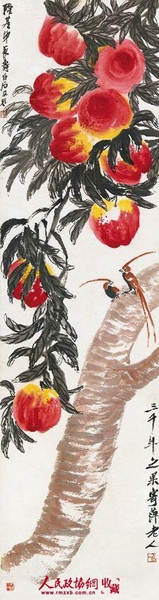 齐白石吉寿永昌 成交价：RMB4140万元_副本