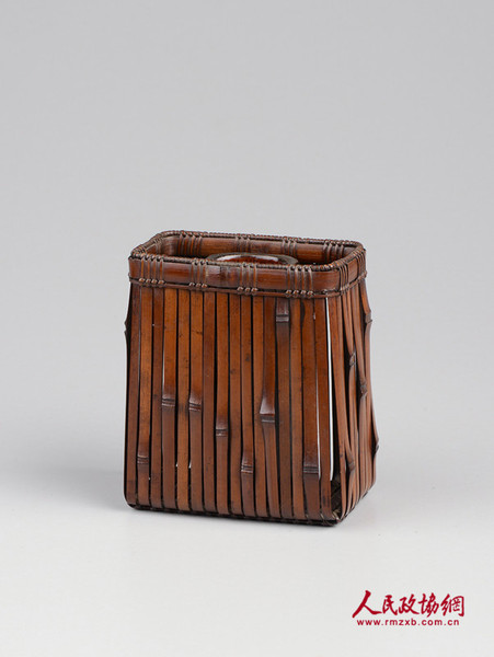 阪口宗云斎造唐物四方挂笼_副本