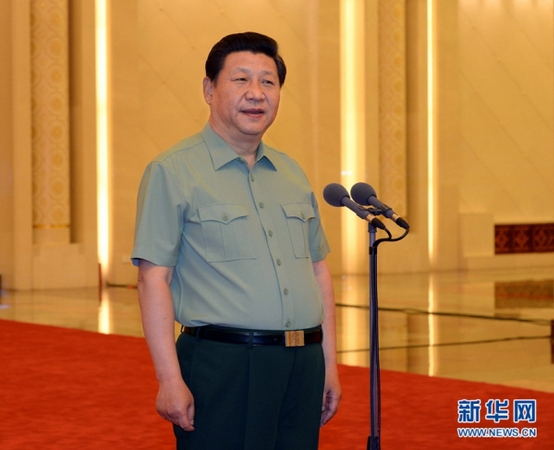 习近平:全面实施军改战略 重新调整划设战区