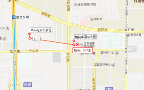 地图上两地距离