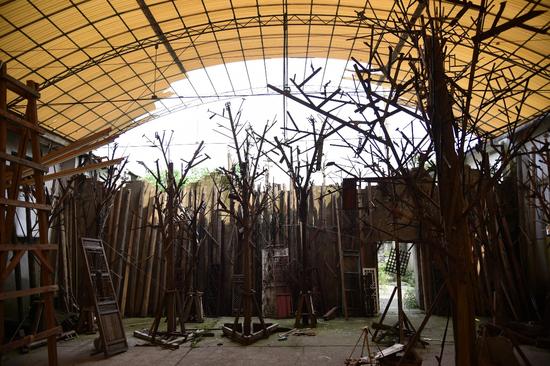 又是森林遍大地 装置 80m×24m×10m 2015 胡项城（中国）