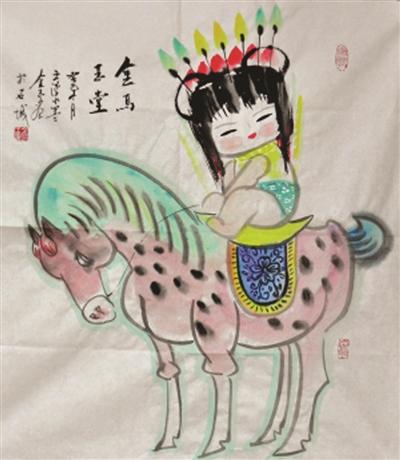 中国绘画获得专利的非常鲜有，而王金玉以其“文漫水墨画”获得国家专利，更是难得。12月19日，“金陵九闲”书画展将在南京市美术馆开幕。溧水的文漫水墨画家王金玉就是“九闲”之一，他先后发表作品千余幅，出版图书和画册数十本，多种美术设计在全国获金、银奖；首创的“文漫水墨画”2013年5月还获得了国家专利。