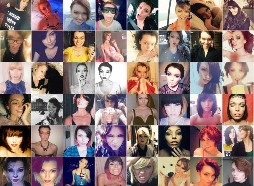 资料图：夏洛特的自拍照。