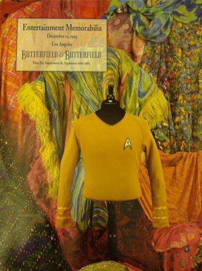 威廉·瓦尔·西斯的遗产于1993年上拍，《星球大战》戏服专场的拍卖图录