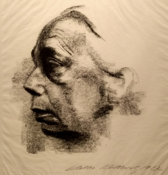 珂勒惠支侧面自画像