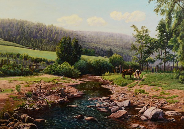 阿城风景.1999年（170cmX120cm） 王还霆