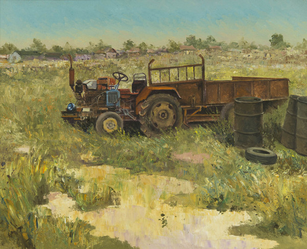 拖拉机.2009年（80cmX65cm） 王还霆