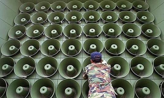 韩媒：朝鲜对韩喊话范围扩大至多处边境地区