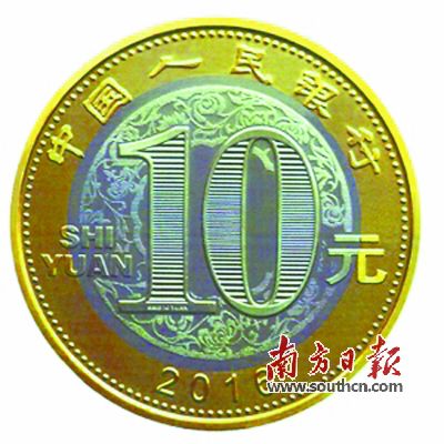 2016猴年贺岁纪念币。