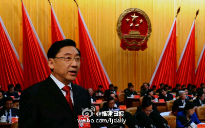 于伟国当选福建省省长（图/简历）